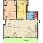 Тристаен апартамент в Бургас, Сарафово - 133 кв.м за 668 €/кв.м - Снимка #1