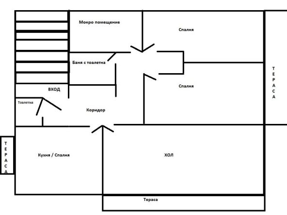 Тристаен апартамент в Благоевград, Широк център - 119 кв.м за 631 €/кв.м - Снимка #1