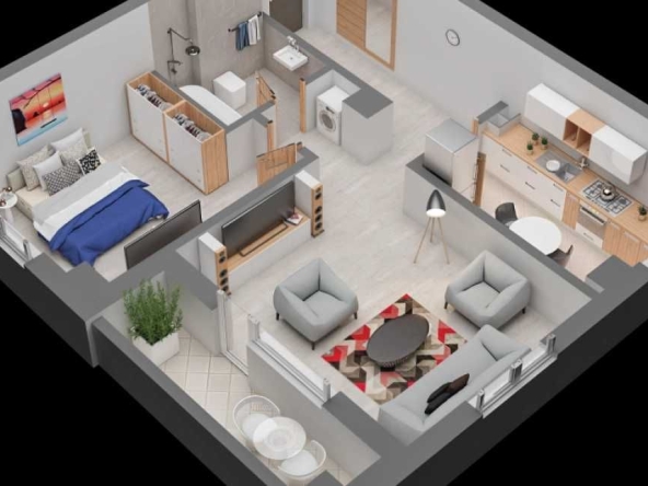 Тристаен апартамент в София, Младост 3 - 106 кв.м за 1595 €/кв.м - Снимка #1