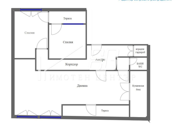 Четиристаен апартамент в Варна, Лятно кино Тракия - 106 кв.м за 1746 €/кв.м - Снимка #1
