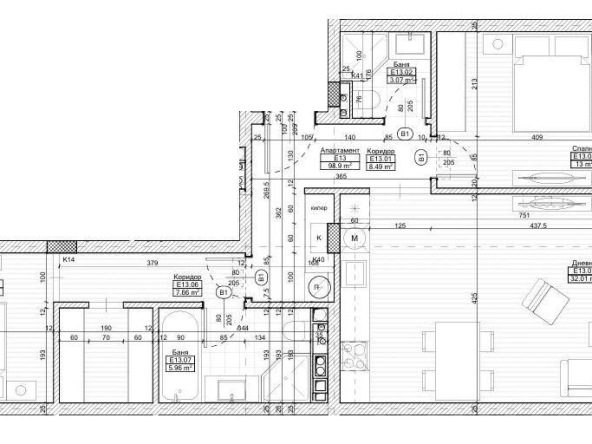 Тристаен апартамент в София, Кръстова вада - 118 кв.м за 2700 €/кв.м - Снимка #1