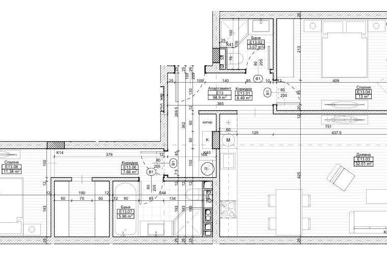 Тристаен апартамент в София, Кръстова вада - 118 кв.м за 2700 €/кв.м - Снимка #1