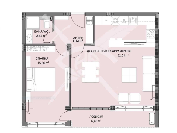Двустаен апартамент в Пловдив, Христо Смирненски - 80 кв.м за 813 €/кв.м - Снимка #1