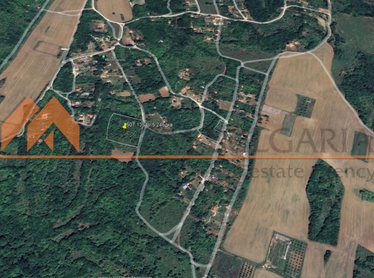 Парцел в с. Осеново, Област Варна - 5246 кв.м за 5 €/кв.м - Снимка #1