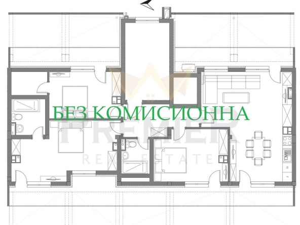 Четиристаен апартамент в София, Дървеница - 197 кв.м за 2565 €/кв.м - Снимка #1