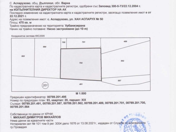 Парцел в Дългопол - 1124 кв.м за 30 €/кв.м - Снимка #1