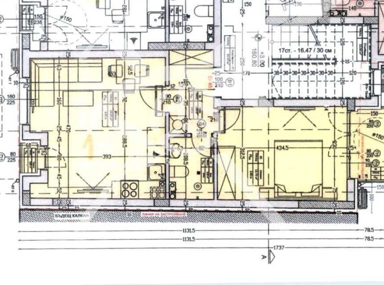 Двустаен апартамент в Пловдив, Съдийски - 70 кв.м за 1579 €/кв.м - Снимка #1