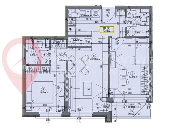 Тристаен апартамент в София, Бъкстон - 90 кв.м за 2211 €/кв.м - Снимка #1