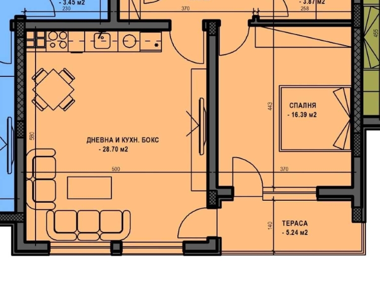 Двустаен апартамент в Пловдив, Остромила - 81 кв.м за 933 €/кв.м - Снимка #1