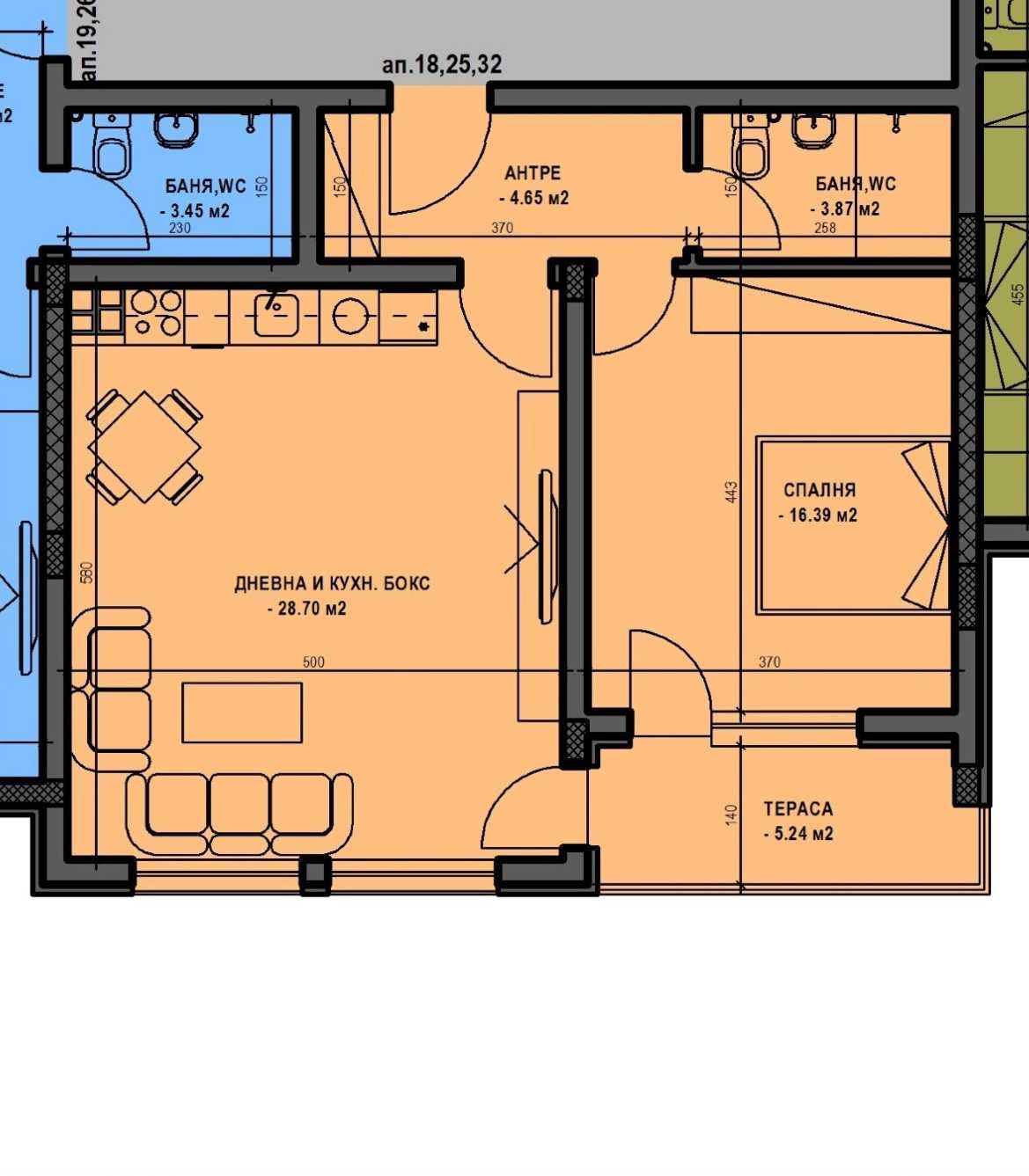 Двустаен апартамент в Пловдив, Остромила - 81 кв.м за 933 €/кв.м - Снимка #1