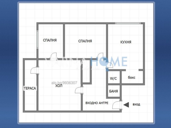 Четиристаен апартамент в Варна, Гръцка махала - 92 кв.м за 2468 €/кв.м - Снимка #1