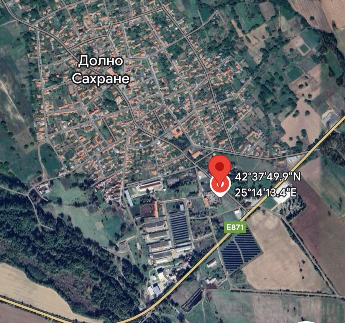 Парцел в с. Долно Сахране, Област Стара Загора - 2200 кв.м за 49 €/кв.м - Снимка #1