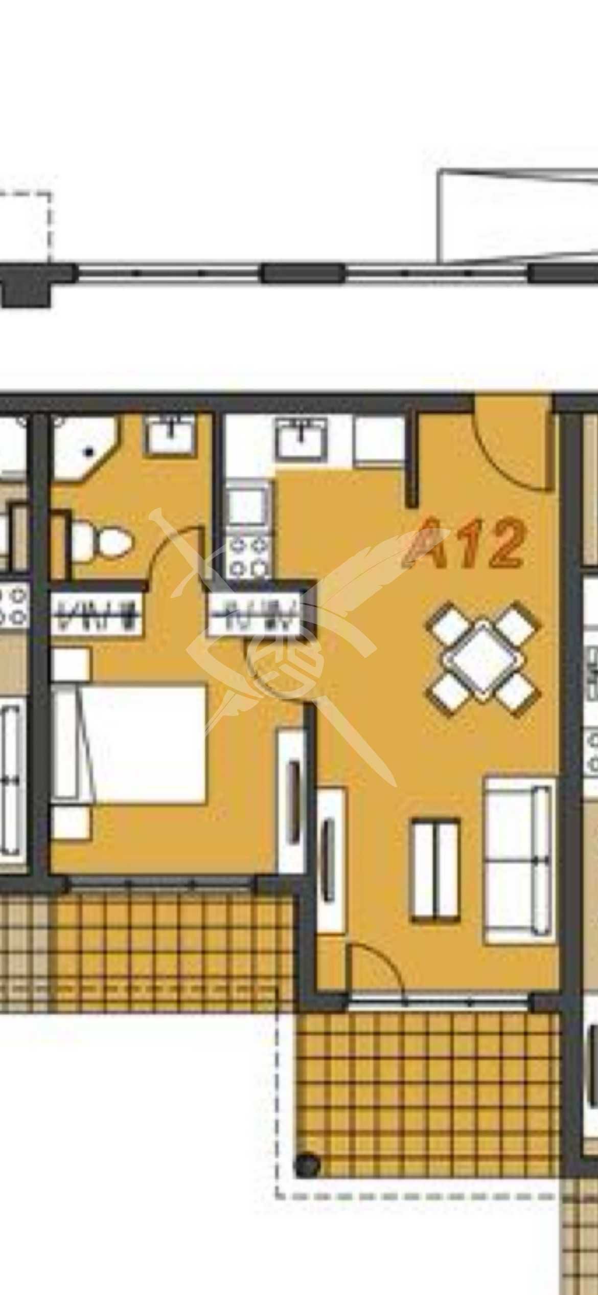 Двустаен апартамент в Ахелой - 70 кв.м за 1100 €/кв.м - Снимка #1