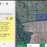 Парцел в с. Осеново, Област Варна - 5012 кв.м за 5 €/кв.м - Снимка #1