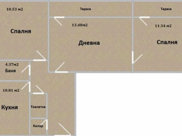 Тристаен апартамент в София, Света Троица - 886 кв.м за 209 €/кв.м - Снимка #1