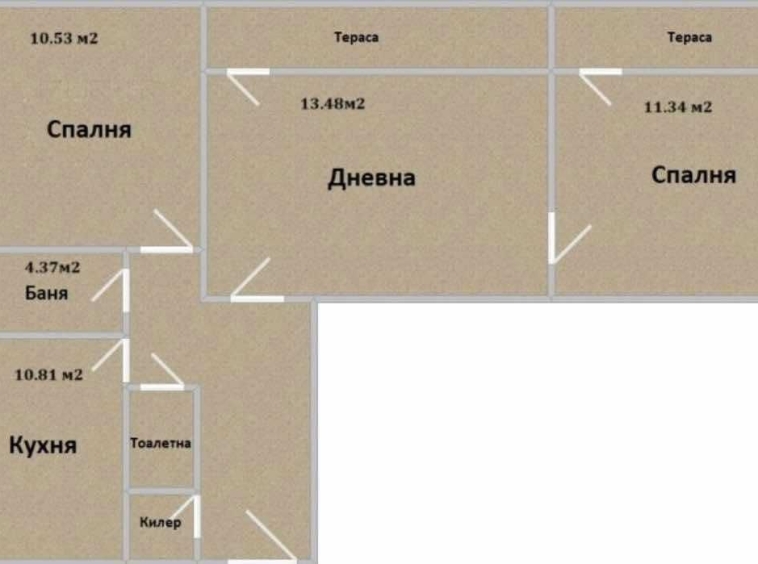 Тристаен апартамент в София, Света Троица - 886 кв.м за 209 €/кв.м - Снимка #1