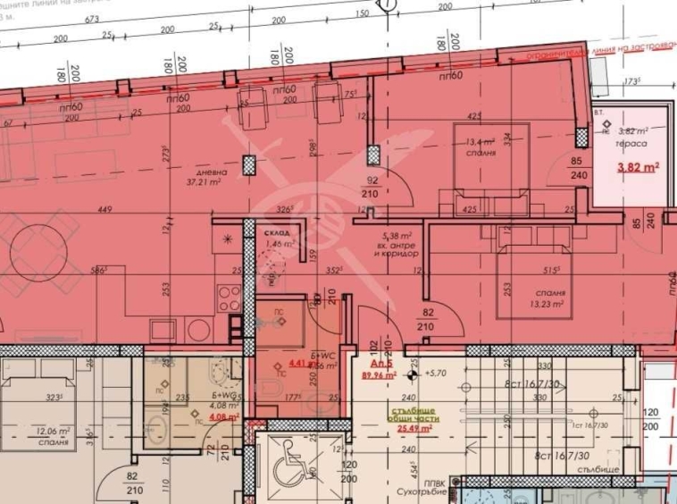 Тристаен апартамент в Пловдив, Остромила - 111 кв.м за 957 €/кв.м - Снимка #1