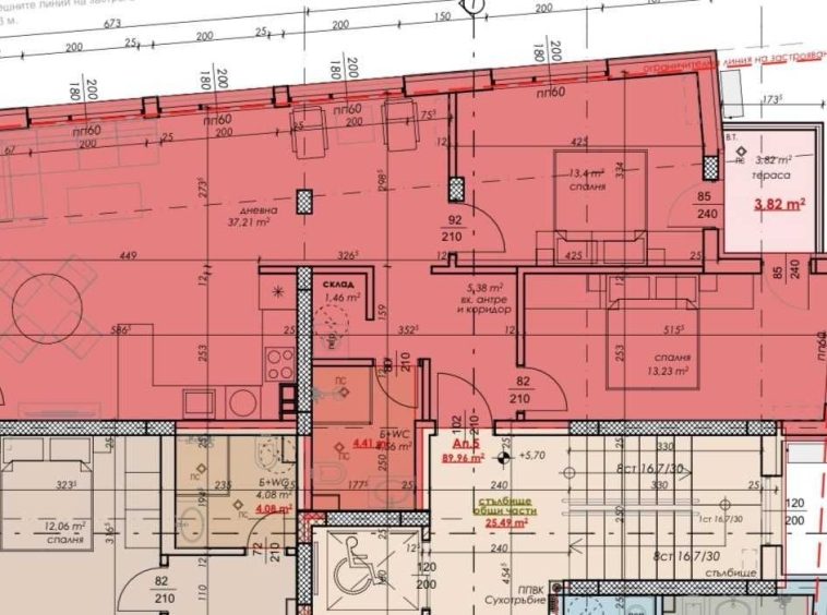 Тристаен апартамент в Пловдив, Остромила - 111 кв.м за 957 €/кв.м - Снимка #1