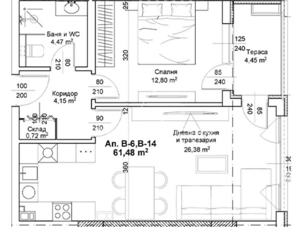 Двустаен апартамент в Пловдив, Христо Смирненски - 73 кв.м за 1220 €/кв.м - Снимка #1