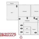 Дава се под наем Четиристаен апартамент в Търговище, Запад 1 - 108 кв.м за 418.2 € - Снимка #1