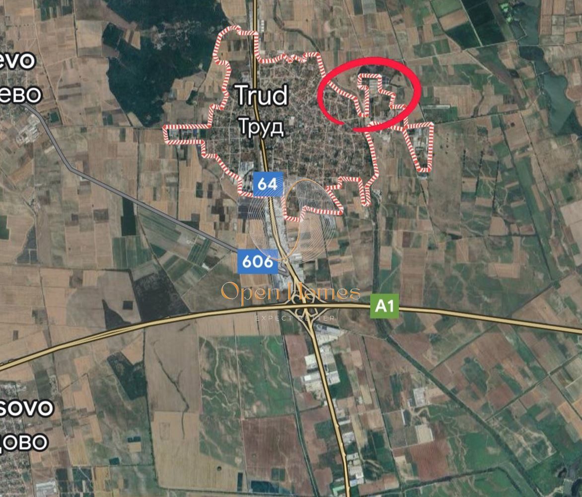 Парцел в с. Труд, Област Пловдив - 1270 кв.м за 55 €/кв.м - Снимка #1