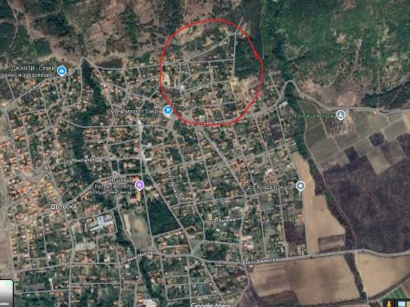 Парцел в с. Дълбоки, Област Стара Загора - 1020 кв.м за 10 €/кв.м - Снимка #1