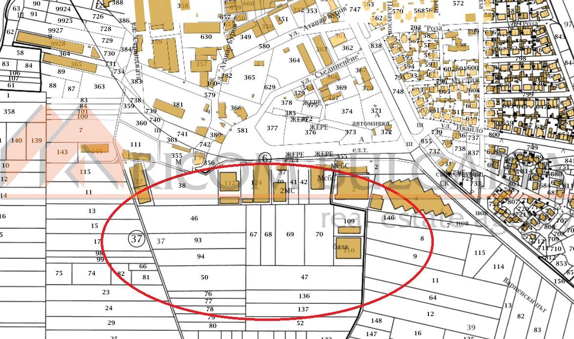 Парцел в Аксаково - 11005 кв.м за 26 €/кв.м - Снимка #1