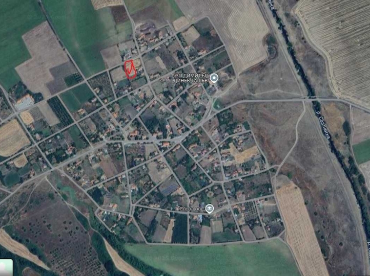 Парцел в с. Диня, Област Стара Загора - 1700 кв.м за 3 €/кв.м - Снимка #1