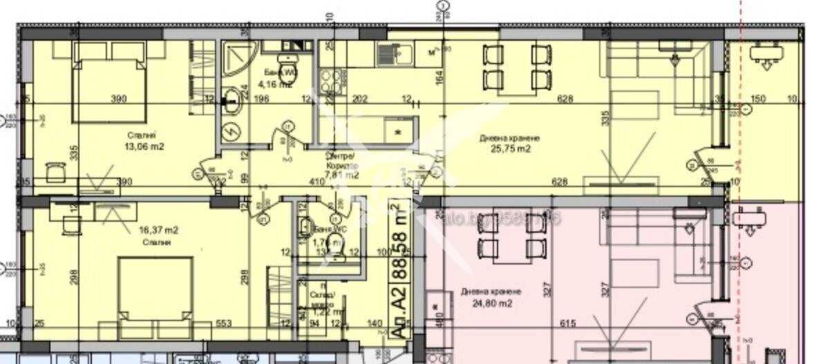 Тристаен апартамент в София, Хладилника - 98 кв.м за 1633 €/кв.м - Снимка #1