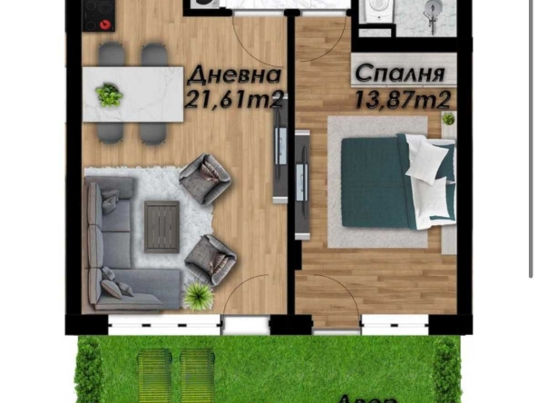 Двустаен апартамент в Пловдив, Беломорски - 82 кв.м за 1054 €/кв.м - Снимка #1