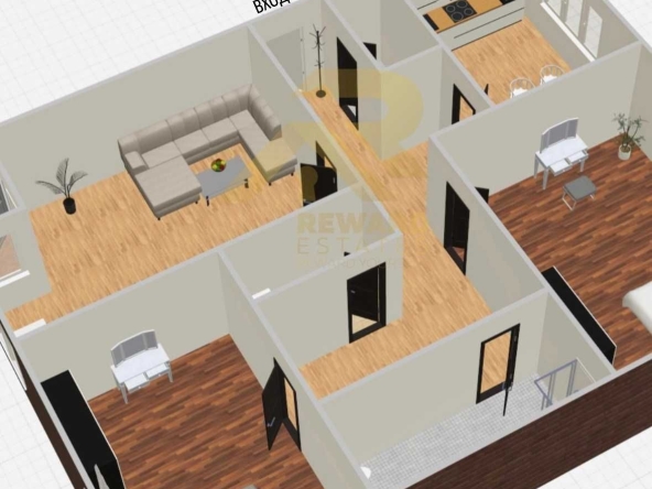 Тристаен апартамент в София, Яворов - 90 кв.м за 3112 €/кв.м - Снимка #1