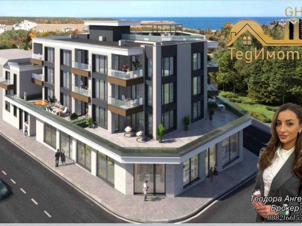 Двустаен апартамент в Царево - 62 кв.м за 19 €/кв.м - Снимка #1