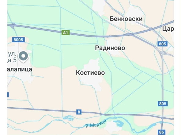 Парцел в с. Костиево, Област Пловдив - 623 кв.м за 52 €/кв.м - Снимка #1