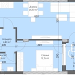 Двустаен апартамент в Пловдив, Кършияка - 70 кв.м за 1211 €/кв.м - Снимка #1