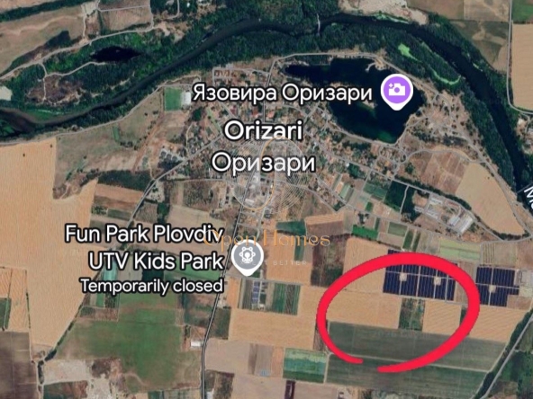 Парцел в с. Оризари, Област Пловдив - 594 кв.м за 31 €/кв.м - Снимка #1