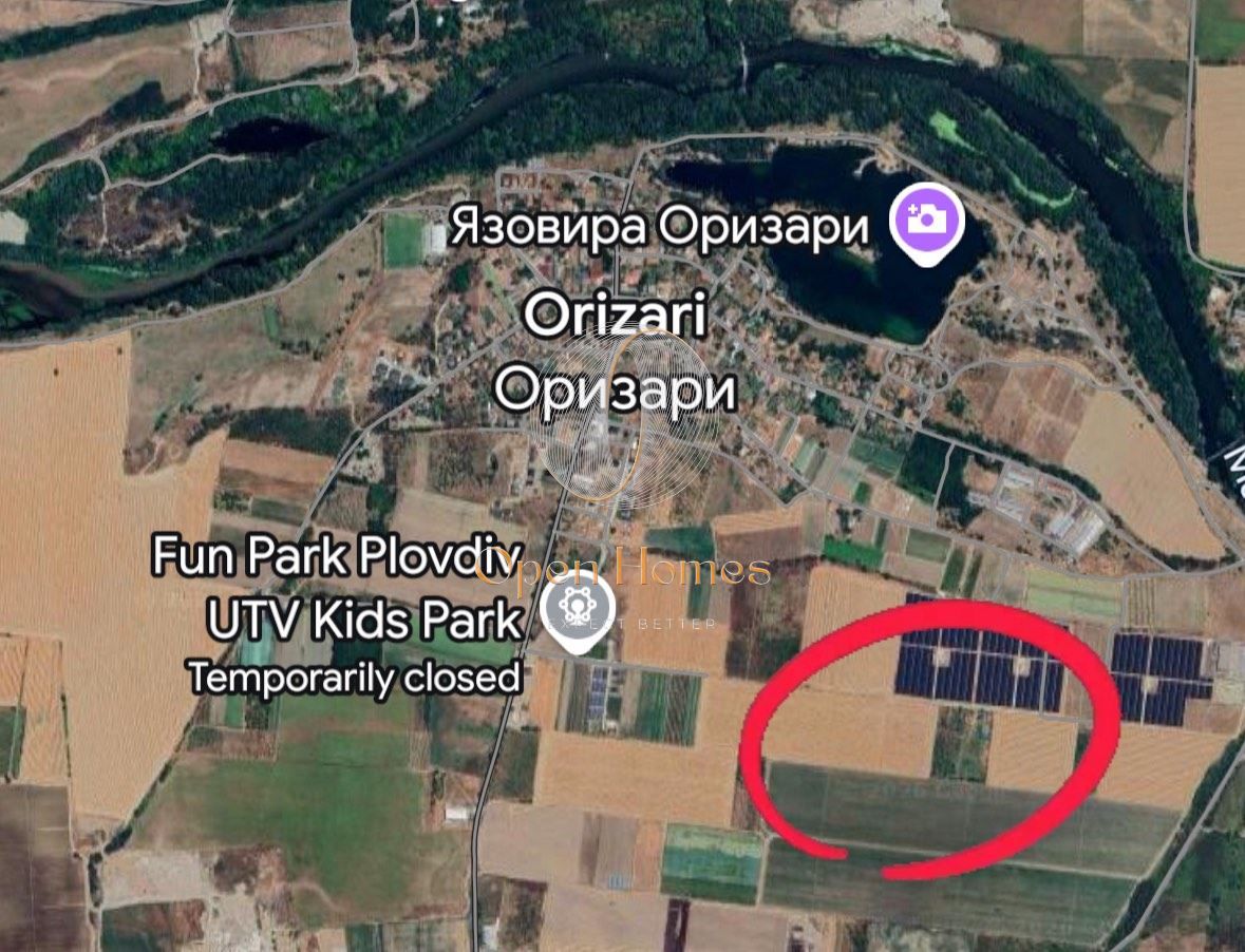 Парцел в с. Оризари, Област Пловдив - 594 кв.м за 31 €/кв.м - Снимка #1