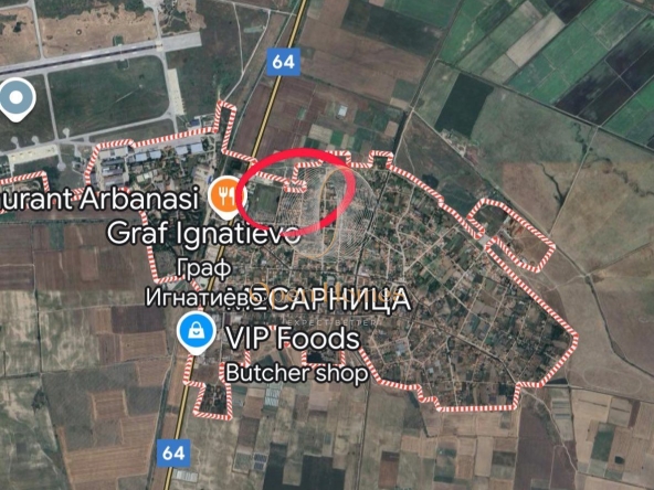 Парцел в с. Граф Игнатиево, Област Пловдив - 526 кв.м за 58 €/кв.м - Снимка #1