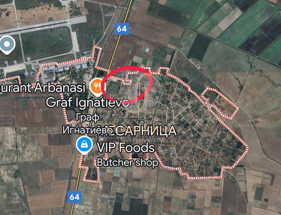 Парцел в с. Граф Игнатиево, Област Пловдив - 526 кв.м за 58 €/кв.м - Снимка #1