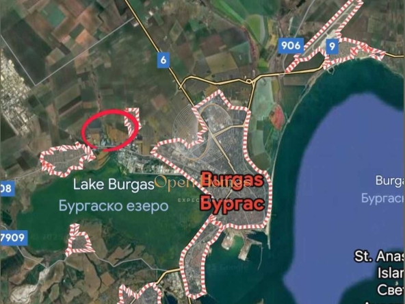 Земеделски имот в Бургас, Долно Езерово -  кв.м за 9233 €/дка - Снимка #1