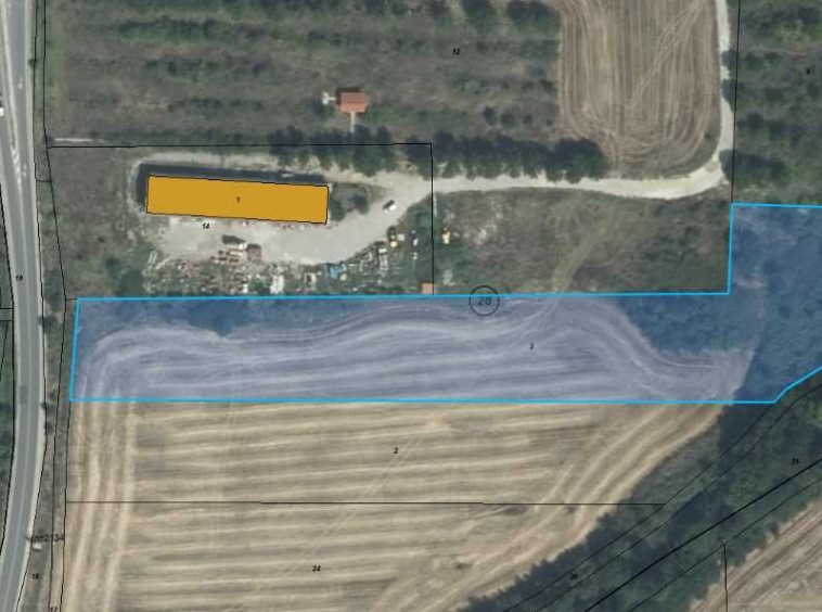 Парцел в Хасково, Промишлена зона - Изток - 10597 кв.м за 8 €/кв.м - Снимка #1