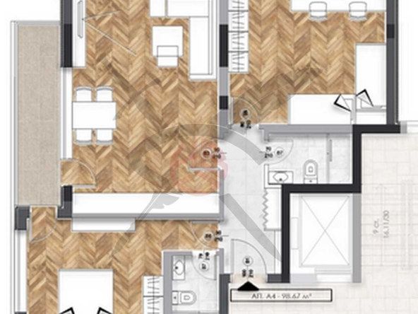 Тристаен апартамент в София, Люлин 6 - 115 кв.м за 1302 €/кв.м - Снимка #1