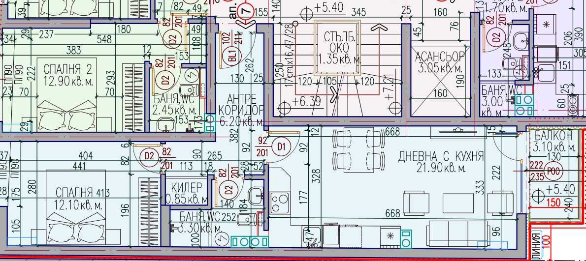 Двустаен апартамент в Пловдив, Кючук Париж - 66 кв.м за 1349 €/кв.м - Снимка #1