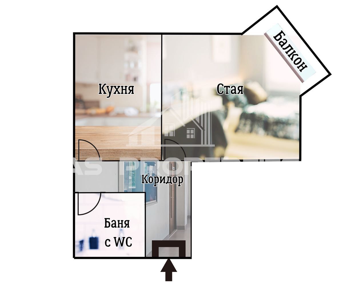 Едностаен апартамент в София, Люлин 7 - 45 кв.м за 1945 €/кв.м - Снимка #1