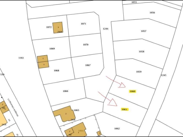 Парцел в Видин, Акджамия - 826 кв.м за 31 €/кв.м - Снимка #1