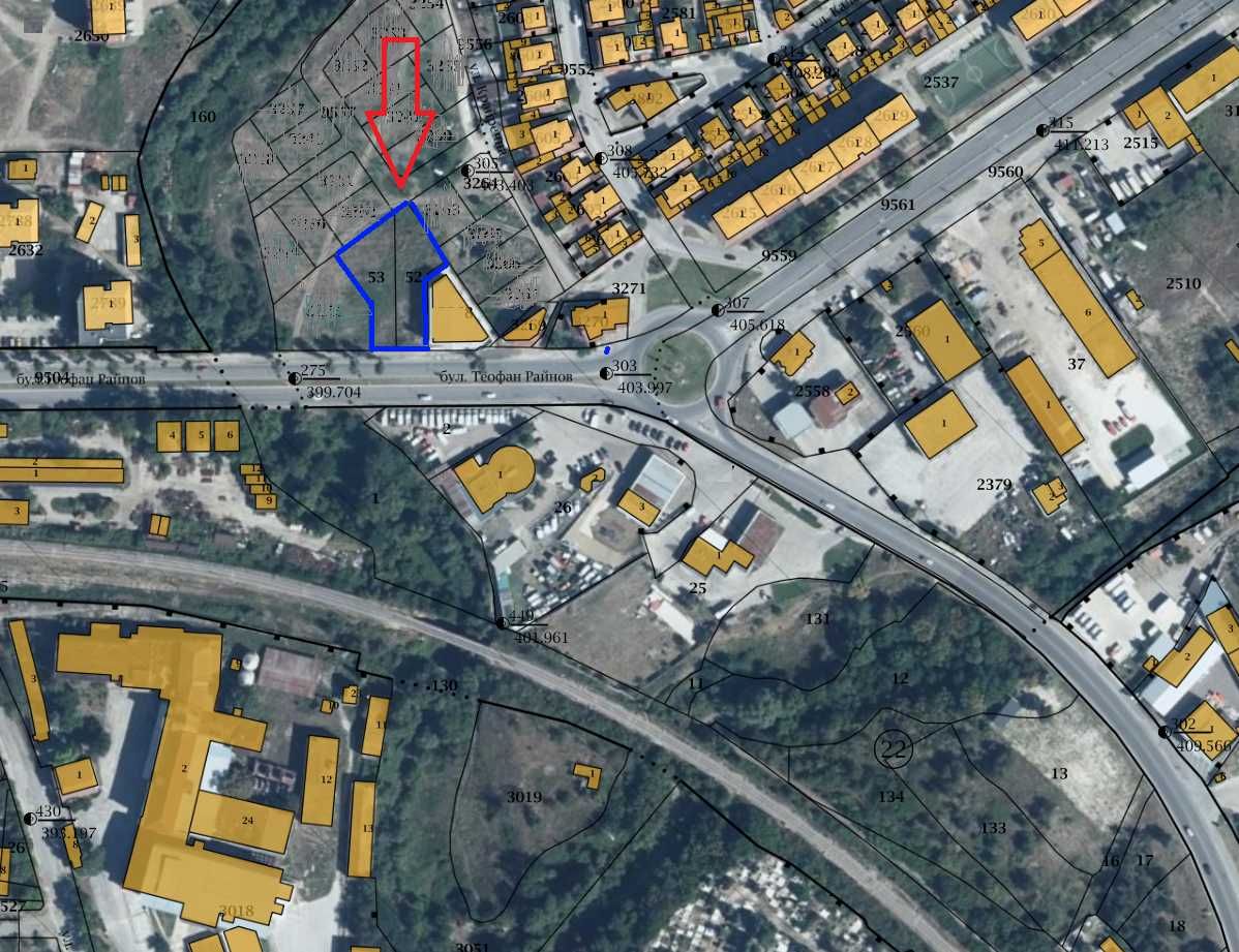 Парцел в Карлово - 1677 кв.м за 80 €/кв.м - Снимка #1