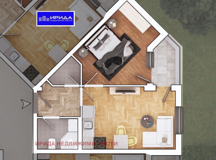 Двустаен апартамент в София, Овча купел - 63 кв.м за 1855 €/кв.м - Снимка #1
