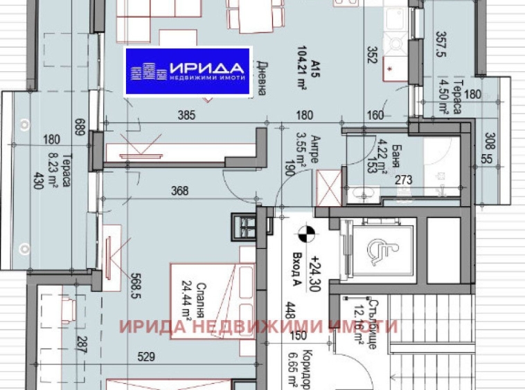 Двустаен апартамент в София, Подуяне - 105 кв.м за 2065 €/кв.м - Снимка #1