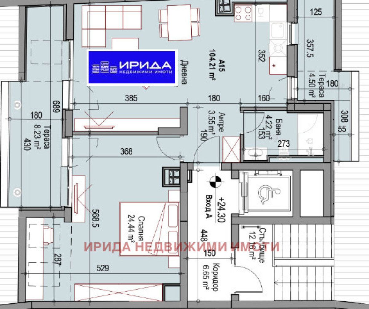 Двустаен апартамент в София, Подуяне - 105 кв.м за 2065 €/кв.м - Снимка #1