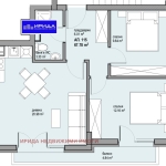 Тристаен апартамент в София, Люлин 8 - 81 кв.м за 1559 €/кв.м - Снимка #1