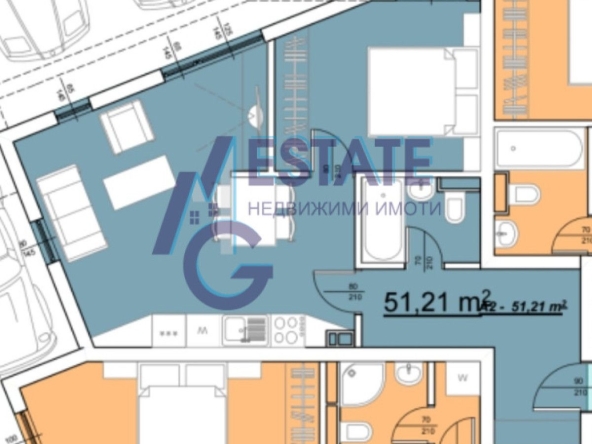 Двустаен апартамент в с. Равда, Област Бургас - 57 кв.м за 482 €/кв.м - Снимка #1